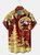 Santa Claus Chest Pocket Short Sleeve Shirt