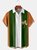 St. Patrick's Day Chest Pocket Short Sleeve Bowling Shirt