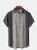 Geometric Chest Pocket Short Sleeve Shirt