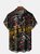 Hardaddy Skull Guitar Cinco De Mayo Chest Pocket Short Sleeve Shirt