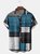 Geometric Chest Pocket Short Sleeve Shirt