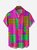 Hardaddy Minifigures Chest Pocket Short Sleeve Casual Shirt