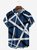Hardaddy Geometric Lines Chest Pocket Short Sleeve Casual Shirt