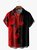 Hardaddy Valentine Day Shirts For Men Valentine's Day Chest Pocket Short Sleeve Casual Shirt