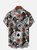 Poker Chest Pocket Short Sleeve Hawaiian Shirt