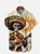 Moisture-wicking Day of the Dead Sombrero Guitar Player Chest Pocket Casual Shirt