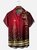 Tall Size Moisture-wicking Christmas Art Christmas Tree Chest Pocket Hawaiian Shirt