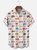 Moisture-wicking Art Boobs Chest Pocket Casual Shirt