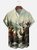 Moisture Wicking Outdoor Camp Camping Bear Elk Chest Pocket Hawaiian Shirt
