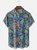 Moisture Wicking Paisley Chest Pocket Hawaiian Shirt