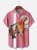 Moisture Wicking Toucan Parrot Chest Pocket Bowling Shirt