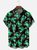 Moisture Wicking Crab Lobster Chest Pocket Hawaiian Shirt
