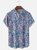 Moisture Wicking Paisley Chest Pocket Hawaiian Shirt