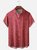 Moisture Wicking Abstract Textured Chest Pocket Hawaiian Shirt