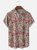 Moisture Wicking Paisley Chest Pocket Hawaiian Shirt