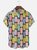 Moisture Wicking Hot Dog Chest Pocket Hawaiian Shirt