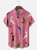 Moisture Wicking Parrot Toucan Chest Pocket Hawaiian Shirt