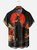 Moisture Wicking Star Robot Chest Pocket Hawaiian Shirt