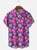 Moisture Wicking Floral Chest Pocket Hawaiian Shirt
