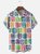 Moisture-wicking Tiki Chest Pocket Hawaiian Shirt