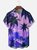 Moisture-wicking Palm Tree Chest Pocket Hawaiian Shirt
