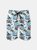 Men's Swim Trunks Hawaiian Tropical Palm Tree Beach Shorts with Pockets