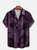 Hardaddy Palm Tree Leaf Shirt Men Summer Leaf Vacation Micro-Elasticity Daily Short Sleeve Regular H-Line Camp Collar Aloha Shirts
