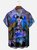 Hardaddy Moisture-wicking Breathable Parrots Chest Pocket Hawaiian Shirt