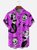 Hardaddy Mermaid Chest Pocket Short Sleeve Hawaiian Shirt