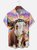 Moisture-wicking Cow Chest Pocket Hawaiian Shirt