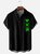 Moisture-wicking Love Death Robot Chest Pocket Casual Shirt