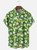 Moisture-wicking Floral Chest Pocket Hawaiian Shirt