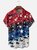 Moisture-wicking Independence Day Chest Pocket Casual Shirt
