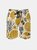 Men's Swim Trunks Hawaiian Marine Life Beach Shorts with Pockets
