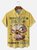 Big Size Moisture-wicking Busy Duck Chest Pocket Hawaiian Shirt