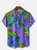 Big Size Moisture-wicking Floral Chest Pocket Hawaiian Shirt