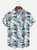 Big Size Moisture-wicking Beach Retro Car Chest Pocket Hawaiian Shirt