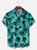 Big Size Moisture-wicking Palm Tree Chest Pocket Hawaiian Shirt