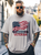 Big Size Men's American Flag Independence Day Art Loose T-shirt