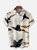 Moisture-wicking Toucan Flying Art Chest Pocket Hawaiian Shirt