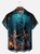 Big Size Moisture-wicking Pirate Music Guitar Chest Pocket Casual Shirt
