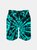 Men's Swim Trunks Hawaiian Tie-Dye Beach Shorts with Pockets