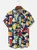 Tall Size Moisture-wicking Geomatric Cocktail Chest Pocket Hawaiian Shirt