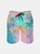 Men's Swim Trunks Hawaiian Tropical Palm Tree Beach Shorts with Pockets