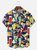 Big Size Moisture-wicking Geomatric Cocktail Chest Pocket Hawaiian Shirt
