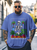 Hardaddy x Kimprut Imut Big Size Men's Skull Gardening Loose T-shirt