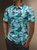 Moisture Wicking Gradient Color Marine Animals Manta Short Sleeve Golf Polo