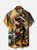 Moisture Wicking Pirate Pig Chest Pocket Hawaiian Shirt