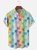 Moisture Wicking Coconut Tree Chest Pocket Hawaiian Shirt