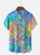 Hardaddy x Stephen Wade Moisture Wicking Gradient Whale Chest Pocket Hawaiian Shirt